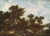 Meindert Hobbema Famous Paintings - The Watermill